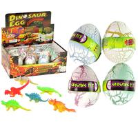 Œuf de dinosaure magique à incuber, 6 cm, blanc.