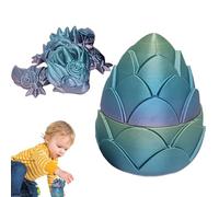 Œuf de dragon avec dragon à l'intérieur, jouet fidget œuf de dragon - Jouets articulés de bureau exécutif à domicile - Magnifique dragon articulé Fidget de 4,5 pouces pour et adultes