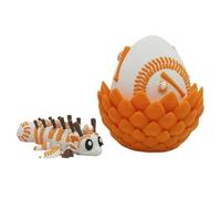 Œuf de dragon imprimé en 3D - 7,5 x 7,5 x 8 cm | Jouet anti-stress avec œuf | Flexible de baseball, ragon et égg, jouet au doigt, D´ragon Fidget et Œgg | pour bureau
