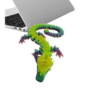 Œuf de dragon imprimé en 3D avec dragon, mystérieux 3D cristal dragon jouet articulation éternelle décoration cristal jouet de bureau jouet pour décoration de Pâques
