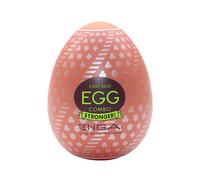 Œuf de masturbation à spirales Tenga Egg - Blanc - Combo