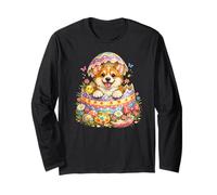 Œuf de Pâques éclosé Corgi Gallois | Adorable Chiot Surprise Manche Longue