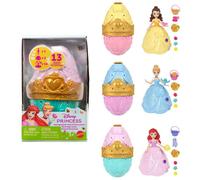 Mattel Poupée Disney Princess Œuf de Pâques Surprise – Petite, 1 princesse, 2 jupes, 10 accessoires