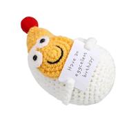 Œuf de soutien émotionnel au crochet - Petit œuf au crochet | mignonne et amusante en laine d'œuf à la coque pour amis, famille, femmes, collègues de travail
