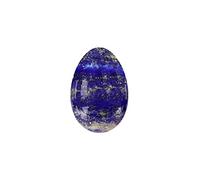 Œuf de yoni non percé en pierre naturelle pour exercices de Kegel, quartz rose, lapis lazuli, 45 x 30 mm