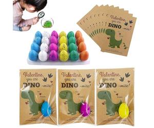 Œuf d'éclosion - Œuf de dinosaure de 10 x 8 cm - Jouet à éclore - Kit d'expérimentation scientifique pour la culture de l'eau - Kit éducatif - Pédagogie Hatch aux couleurs assorties