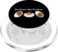 Œuf diabolique Vous Savez Pourquoi Je suis Ici PopSockets PopGrip pour MagSafe