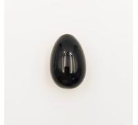 Œuf d'obsidienne polie naturelle, cristal poli avec propriétés énergétiques, sphère polie, pierre obsidienne polie, œuf pierre cristal (obsidienne)