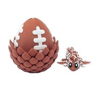 Œuf Dragon 3D | Décoration De Bureau Et Jouet Anti-Stress,Dragon Flexible et Un œuf | pour Garçons Filles Adultes Passionnés De Sport Cadeau Anniversaire Vacances Maison Bureau Voyage