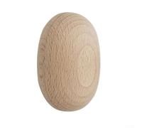 Œuf en bois de hêtre facile à utiliser pour la couture et le tricot. Design léger