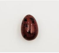 Œuf obsidienne rouge poli naturel, cristal poli avec propriétés énergétiques, sphère polie, pierre polie, œuf pierre cristal (obsidienne rouge)