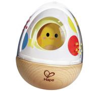 HaPe International Jouet empilable Œuf Surprise – Poupée russe avec poussin, 12+ mois, blanc