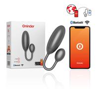 Œuf Vibrant Denver Rose avec Application Gratuite - 7x2.7cm - Couleur: Noir, Longueur: 7 cm, Largeur: 2.7 cm