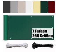 Ufamiluk Brise Vue Balcon Vert sur Mesure UV Résistant Imperméable 95% Solaire Toile occultante pour Jardin pour Patio Balcon Terrasse Jardin 2m de Hauteur 200x200cm