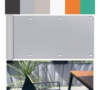 Ufamiluk Brise Vue Jardin Gris Imperméable UV Résistant HDPE Vent Protection Toile Balcon pour Jardin et Lieu de fête Piscine 40x1300cm
