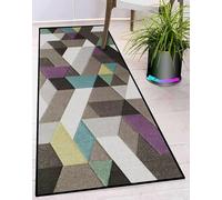 Ufamiluk paillasson d Entree Interieur Lavable antiderapant Long Moderne Design Traditionnel paillasson d Entree Exterieur pour Magasin événements et fêtes cinéma église 70x140cm ColorA