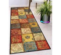 Ufamiluk Tapis de Passage Couloir antiderapant Lavable Long Moderne Design Traditionnel Tapis Couloir Long pour Magasin événements et fêtes cinéma église 60x180cm ColorC