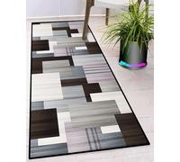 Ufamiluk Tapis de Salon antiderapant Lavable Long Moderne Design Traditionnel Tapis d'intérieur pour Magasin événements et fêtes cinéma église 50x160cm ColorK