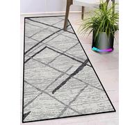 Ufamiluk Tapis de Salon Moderne Lavable antiderapant Long Design Traditionnel Tapis de Couloir Au Mètre pour Magasin événements et fêtes cinéma église 50x200cm ColorL