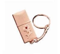 UFARID Une Rose Haute Vitesse Externe Mémoire de Stockage USB Memory Stick U Disque Flash Drive pour PC Ordinateur Portable (32Go, Or Rose)