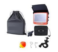 UFAYTSVNR Sondeur de Poisson, Caméra de pêche HD avec écran IPS 4,3 Pouces et détecteur Poissons, câble 15 m, 1000 Lignes TV, 8 lumières infrarouges