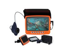 UFAYTSVNR Sondeur de Poisson, Caméra de pêche sous-Marine 4,3 Pouces, écran HD IPS, détecteur Poissons, étanche, avec 8 lumières infrarouges