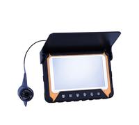UFAYTSVNR Sondeur de Poisson, Détecteur de Poissons avec écran IPS 5 Pouces 800 x 480, caméra sous-Marine HD 1000TVL 8 capteurs Vision Nocturne Infrarouge for la pêche en rivière et sur Glace
