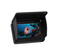 UFAYTSVNR Sondeur de Poisson, Détecteur de Poissons Portable for pêche sous-Marine sur Glace, écran LCD 4,3/5 Pouces, Vision Nocturne, éclairage