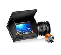 UFAYTSVNR Sondeur de Poisson, Détecteur de Poissons vidéo Portable LCD 5,0/4,3 Pouces, caméra pêche sous-Marine 220°, étanche IPS 1080P, Vision Nocturne 9 Heures