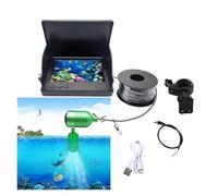 UFAYTSVNR Sondeur de Poisson, Kit de détection Poissons vidéo, caméra pêche, Vision Nocturne, écran LCD 4,3/5 Pouces, Profondeur 80-100 m, sous-Marine