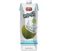 UFC - Eau de coco 100% naturelle Refresh (sans OGM) 1 litres (lot X12)