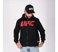 UFC Sweat à Capuche Zippé Homme Noir Hoodie Sport & Décontracté - Du S au XXL