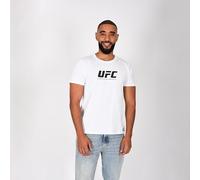 UFC T-shirt Blanc Officiel Homme - 100% Coton - Collection 2025/2026 - Sport, Training & Streetwear - Tailles S à XXL