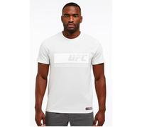 UFC T-shirt Blanc Officiel Homme - 100% Coton - Collection 2025/2026 - Sport, Training & Streetwear - Tailles S à XXL