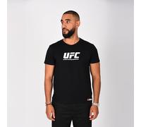 UFC T-shirt Noir Officiel Homme - 100% Coton - Collection 2025/2026 - Sport, Training & Streetwear - Tailles S à XXL