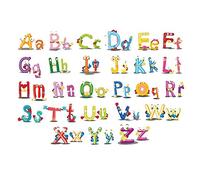 ufengke Adhesif Stickers Muraux Lettres Animaux Decoration Autocollant Mural Texte pour Chambre Bébé Enfants Salon