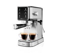 Ufesa Arona Machine à Café Expresso 1350W avec Écran Tactile Couleur, 20 Bars, Fonction Espresso Cool, Buse Vapeur Réglable, Réservoir d’Eau 1L, Porte-filtre Métallique, Design Compact, Café Froid