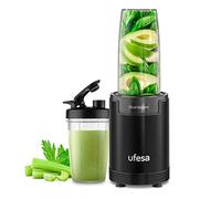 Ufesa BS2500 Nutriboom Mixeur Blender, Portable, Individuel, Extracteur de Nutriments Multifonctionnel, Puissance 900W, Smoothies, 6 Accessoires Inclus, Lames en Acier Inoxydable