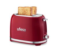 Grille-pain rétro Ufesa Classic Pinup 7 niveaux de grillage 850W rouge