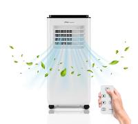 Ufesa Climatiseur Portable A9 3in1, Refroidissement, Ventilation et Déshumidification, 9000 BTU/jour, Silencieux, Affichage LED, Minuterie 24h, Jusqu'à 15m², Gaz R290, Télécommande