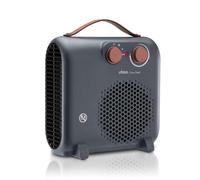 Ufesa Crux Dual Chauffage de 2000W, 3 Niveaux de Puissance, Thermostat Réglable, Utilisation Horizontale et Verticale, Fonction Ventilation, Gris