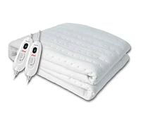 UFESA Flexy Heat CME Comfort Surmatelas Chauffant Électrique 2 Places, 150x130cm, 2x60W, Réversible, 3 Niveaux de Temperature,