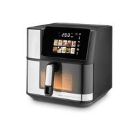 Ufesa Friteuse à Air Macaw 8.8L 2200W, Double Résistance, Cuisson Rapide et Croustillante, Air Pulse Ultra 360º, Écran Tactile Digital, 10 Programmes, Fenêtre avec Lumière, Plateau Antiadhésif Inclus