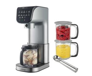 Ufesa Gelatella, Sorbetière Multifonction, Moteur Brushless, 1,4 L, 11 Programmes, Écran Tactile, Glaces, Boissons Froides, Smoothies, Milkshakes, Sorbets, 2 Pots Tritan, Technologie CreamPulse