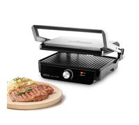 Ufesa Grill Électrique Jaya 2000W - Sandwich Maker, Plancha de Cuisine Électrique et Grill, Ouverture 180º, Température Réglable, Plaque Supérieure Ajustable en Hauteur, Plaques Antiadhésives