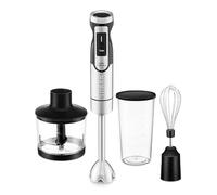 Ufesa Jupiter Max Mixeur Plongeant 1500W, Contrôle de Vitesse Variable, Écran LCD, Fonction Turbo, 4 Lames Haute Efficacité, Hachoir 500 ml, Fouet Émulsionneur et Verre Doseur 600 ml