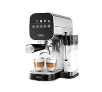 Ufesa Machine à Café Espresso Sienna Latte 20 Bars avec Écran Tactile - Système Thermoblock, 1360W, Buse Vapeur, Réservoir de Lait 400ml, Réservoir d’Eau 0,9L, Plateau Chauffe-Tasses, Design Compact