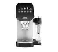 Ufesa Machine à Café Espresso Sienna Latte 20 Bars avec Écran Tactile - Système Thermoblock, 1360W, Buse Vapeur, Réservoir de Lait 400ml, Réservoir d’Eau 0,9L, Plateau Chauffe-Tasses, Design Compact