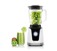 Ufesa Mixeur White Gold, puissance 1500 W, pichet en verre 1,5 L, contrôle de vitesse avec lumière LED, broyeur à glace, 6 lames amovibles en acier inoxydable, 2 vitesses + TURBO
