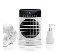 Ufesa Persei Radiateur Soufflant Numérique 2000W IP21 pour Salle de Bain 3 Niveaux de Chauffage/Froid Socle Oscillant, Thermostat Réglable, Minuterie 24 Heures, Écran LED, Protection contre la
